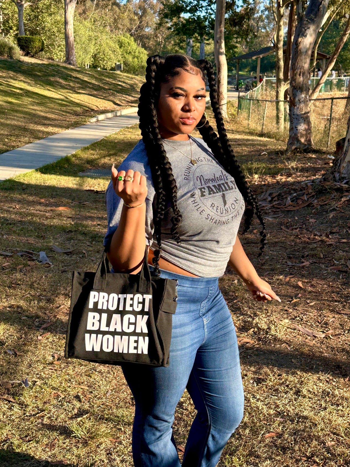 "PROTECT BLACK WOMEN" TOTE